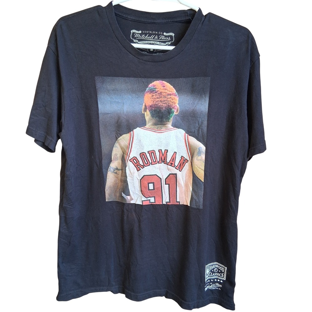 Mitchell & Ness Dennis Rodman SS Tee Medium EUC